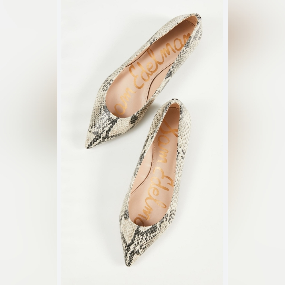 Sam Edelman Sonja Snakeskin Leather 5.5